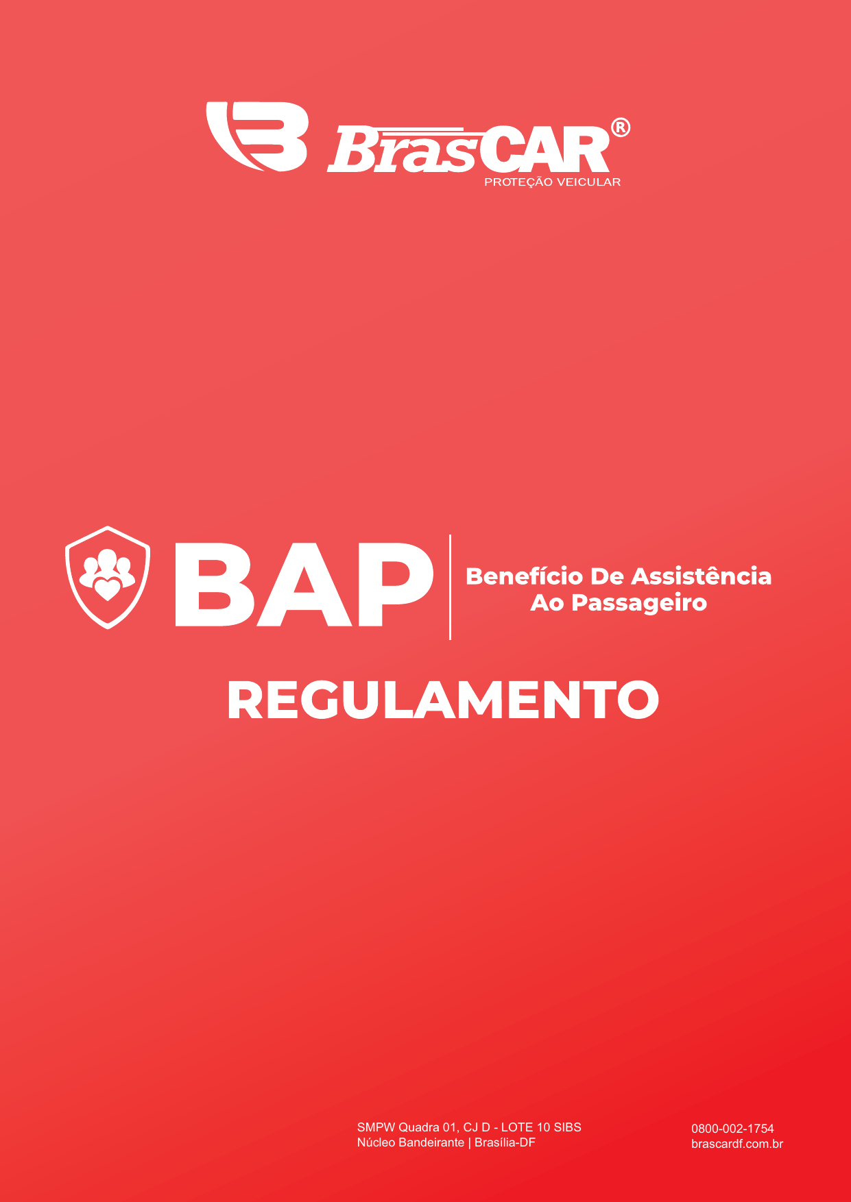 Capa Oficial BAP - Benefício de Assistência ao Passageiro